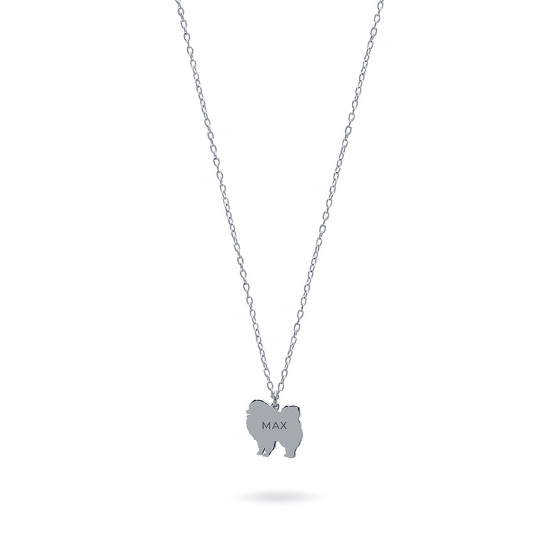 Collar Personalizable Pomerania Plata