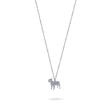 Collar Personalizable Bulldog Fancés Plata