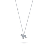 Collar Personalizable Caniche Plata