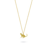 Collar Personalizable Gato Plata