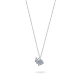 Collar Personalizable Conejo Plata