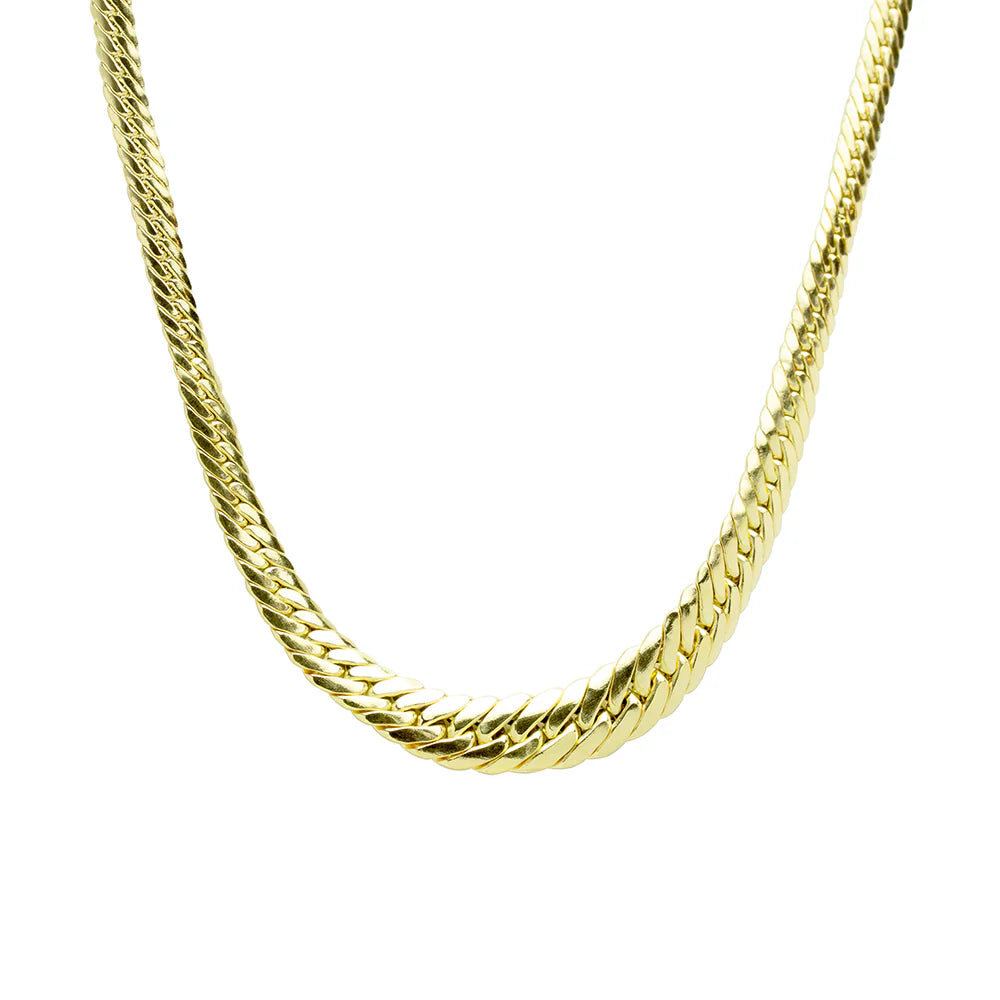 Cadena Cola de Zorro 6 mm en Oro Amarillo 18 Kilates