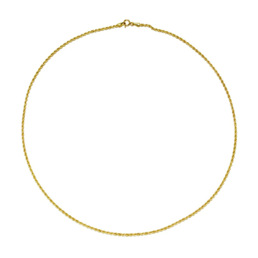 Cadena Cordón 45x1.8 en Oro Amarillo 18 Kilates