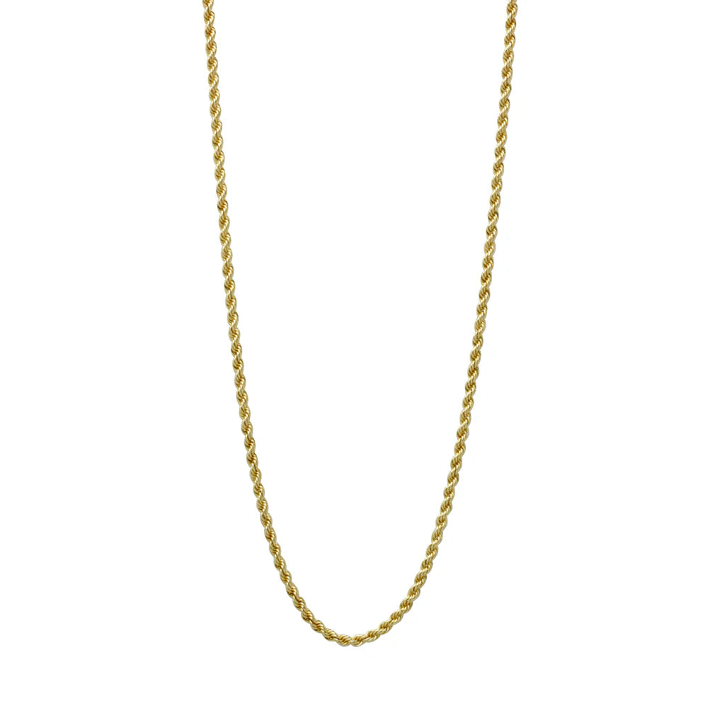 Cadena Cordón 45cm en Oro Amarillo 18 Kilates