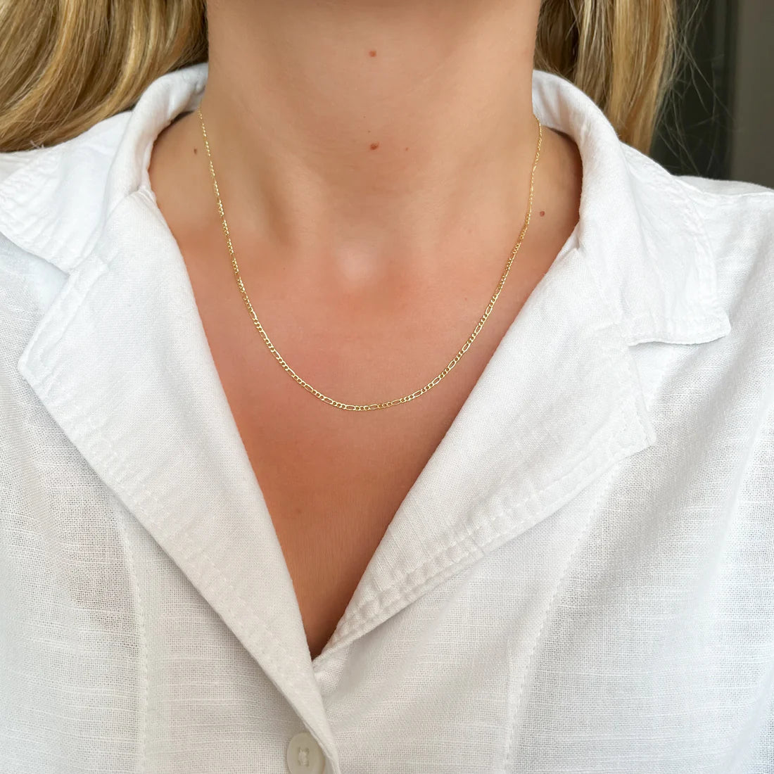 Cadena Progresiva 3x1 de 45x1.5 en Oro Amarillo 9 Kilates