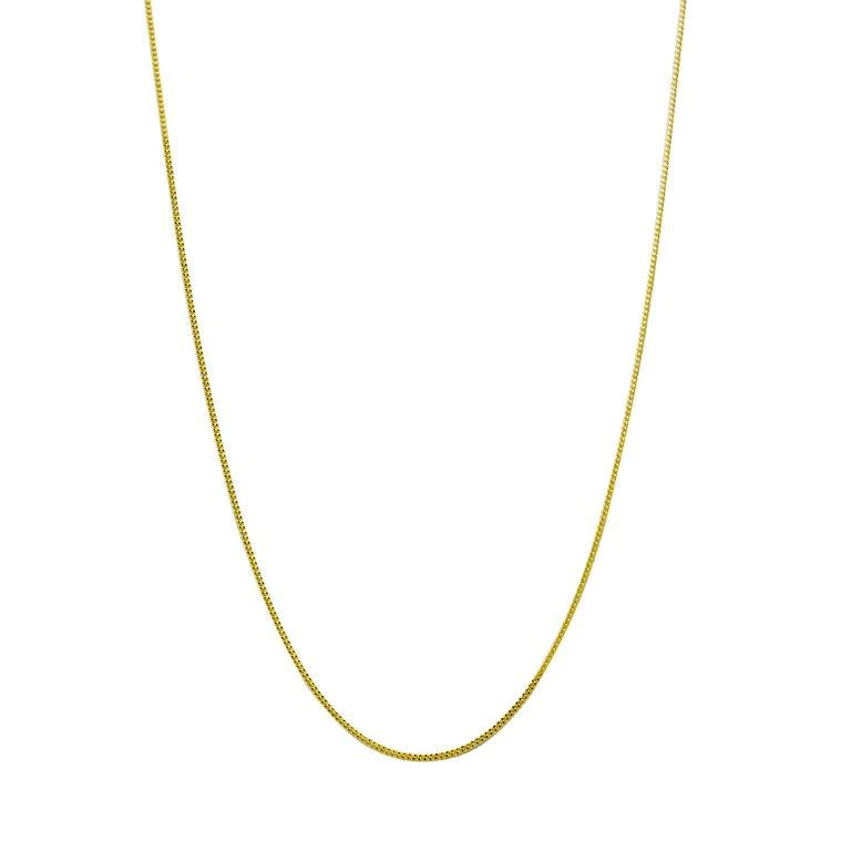 Cadena Barbada Diamantada Oro 40cm