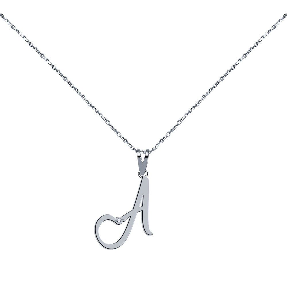 Collar con inicial Diamante
