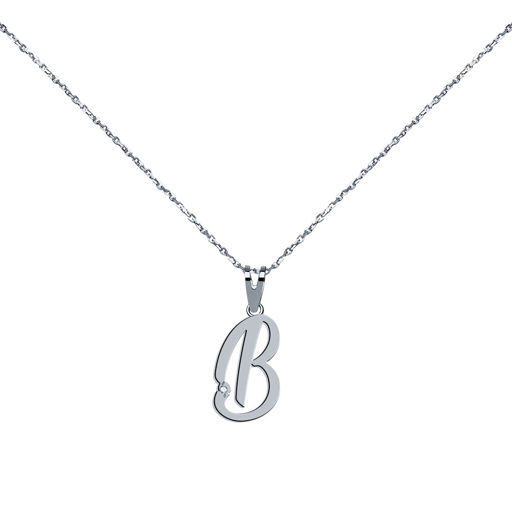 Collar con inicial Diamante