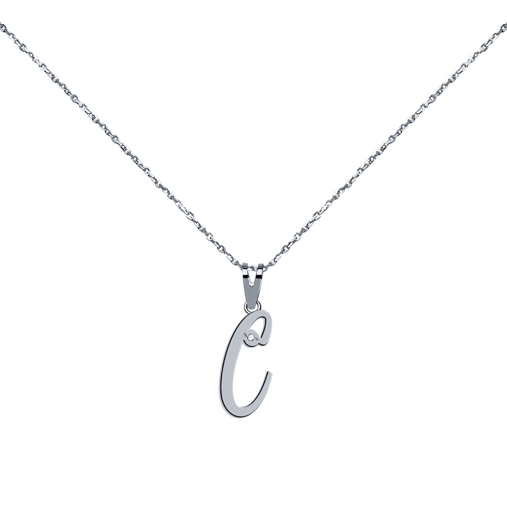Collar con inicial Diamante