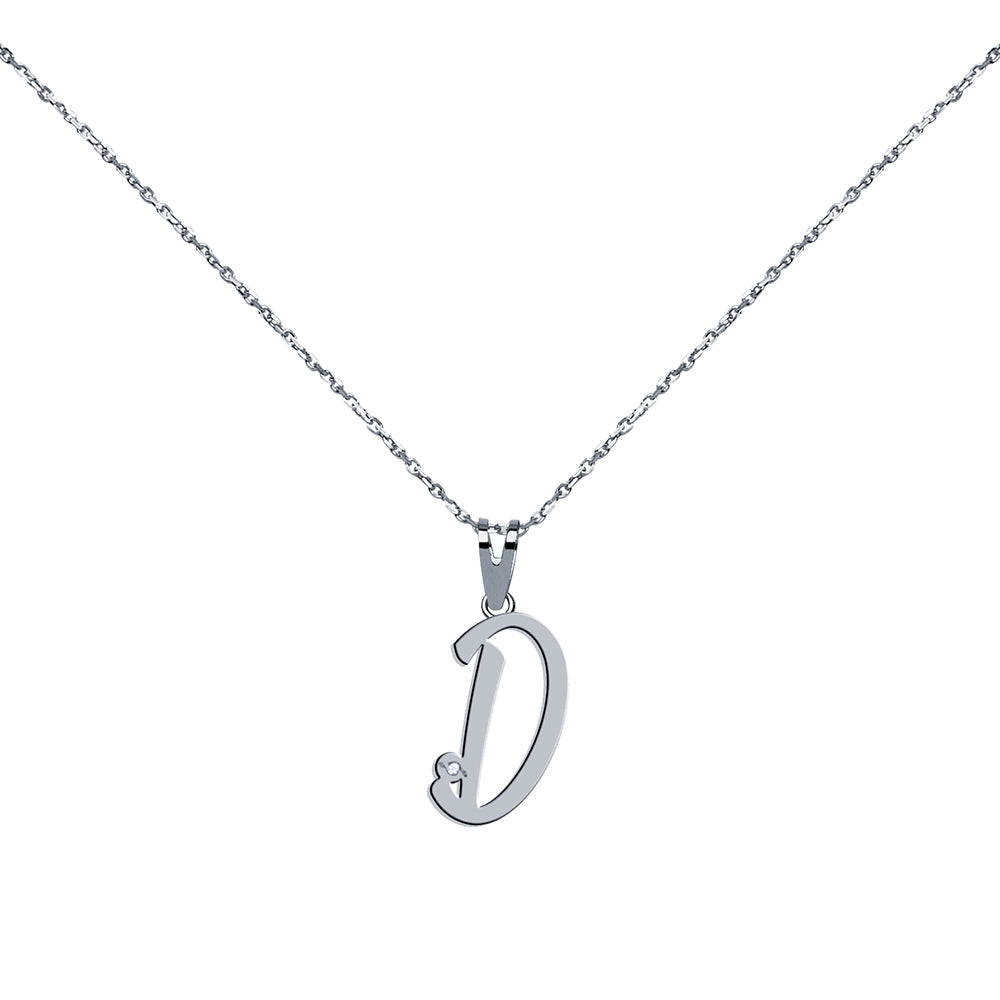 Collar con inicial Diamante