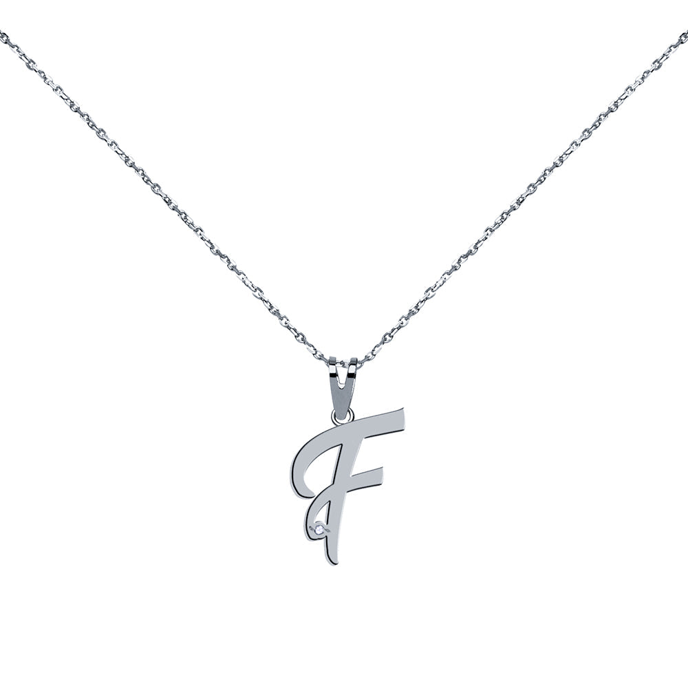 Collar con inicial Diamante