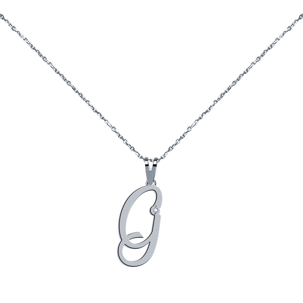 Collar con inicial Diamante