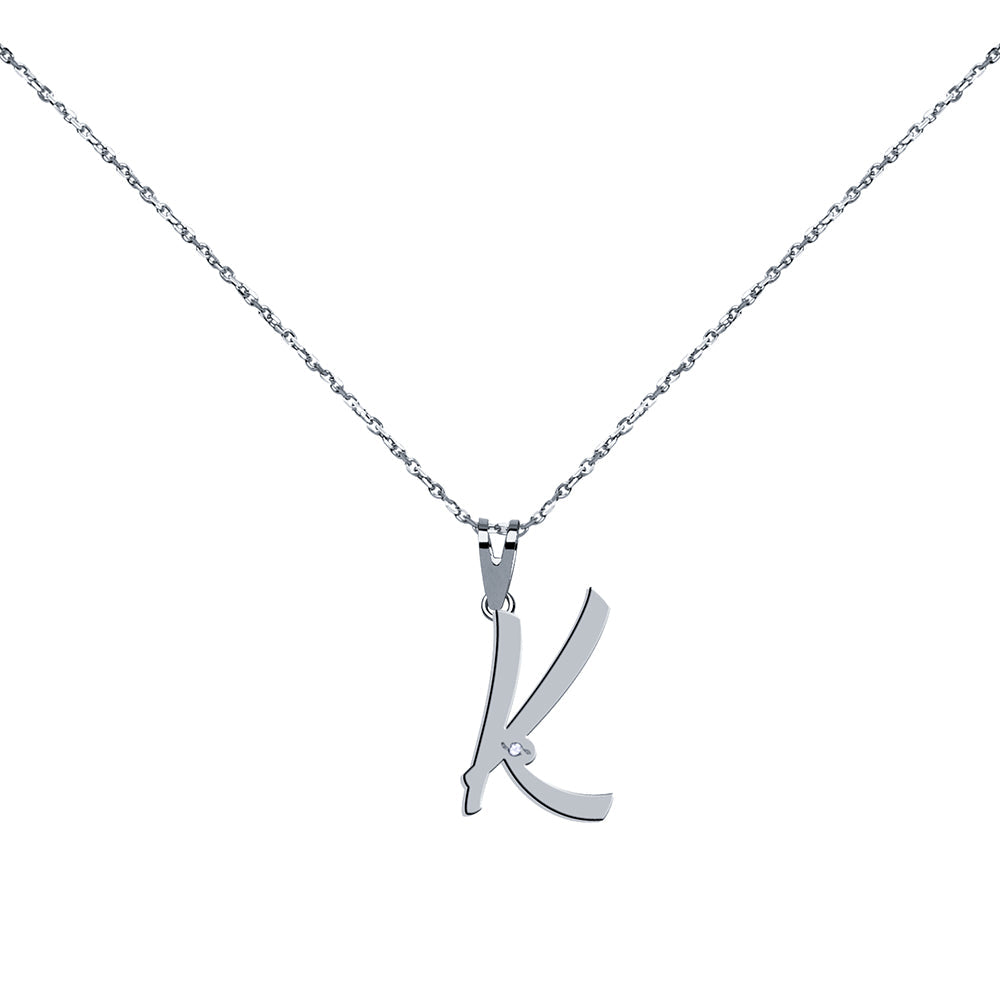 Collar con inicial Diamante
