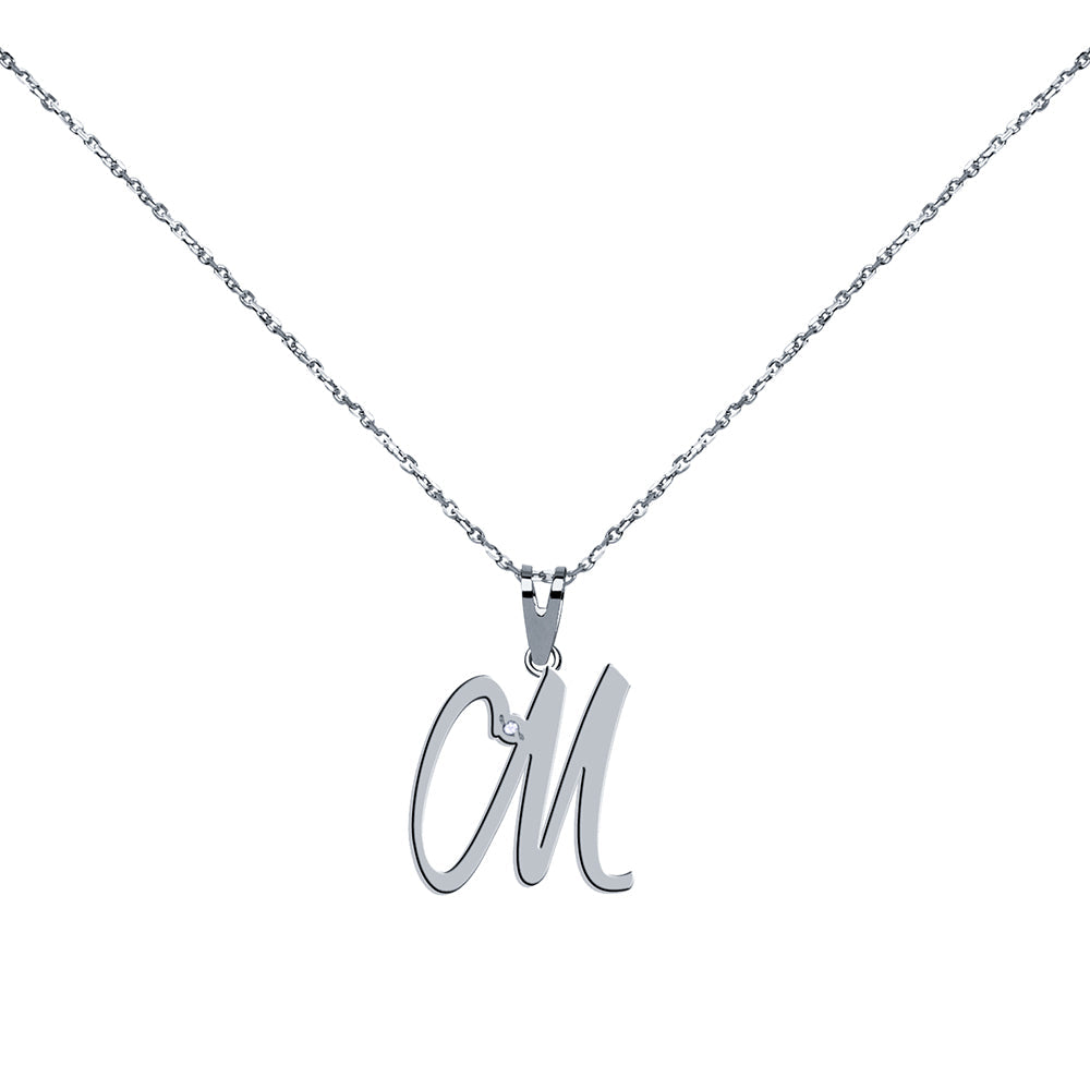 Collar con inicial Diamante