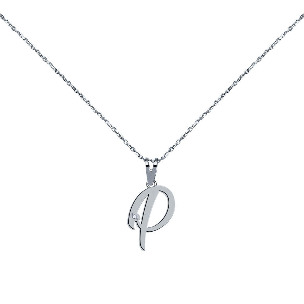 Collar con inicial Diamante