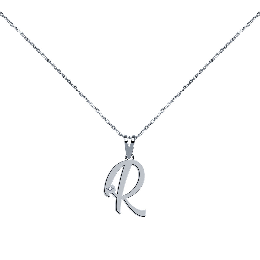 Collar con inicial Diamante