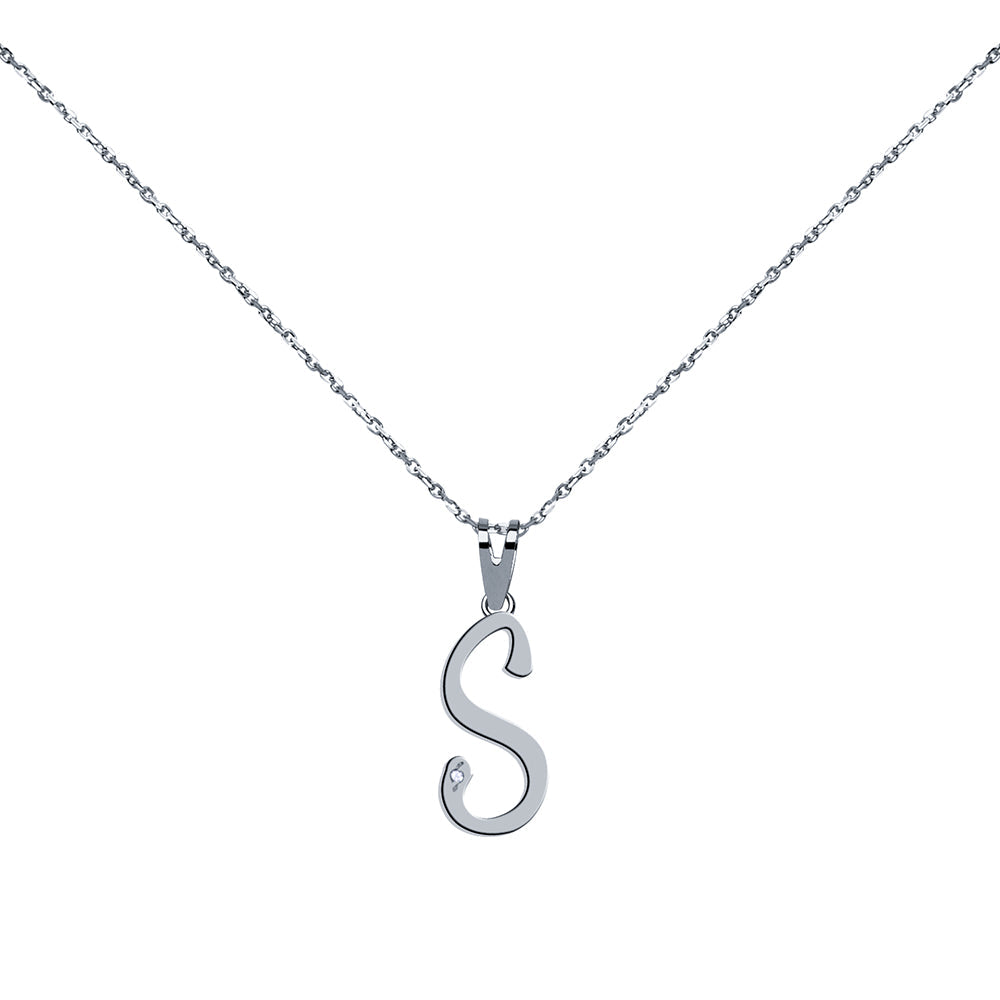 Collar con inicial Diamante