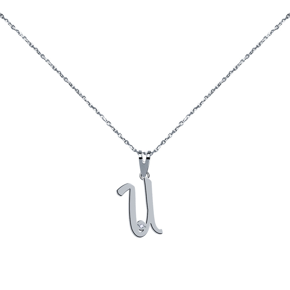 Collar con inicial Diamante