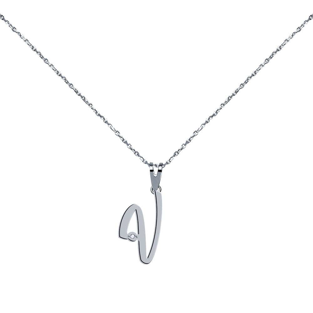 Collar con inicial Diamante