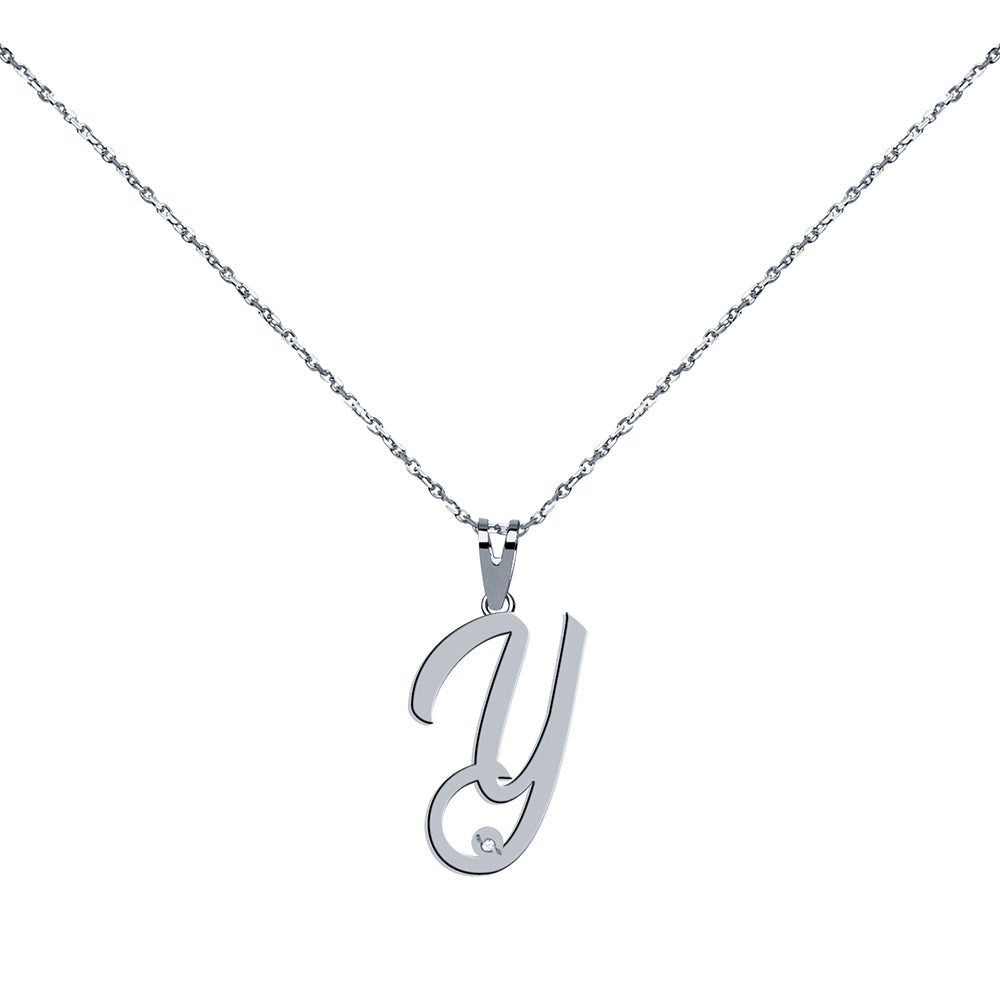 Collar con inicial Diamante