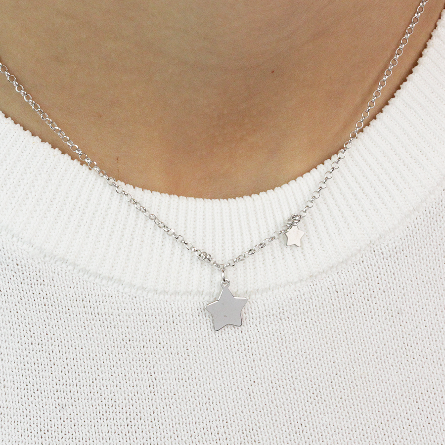 Collar Estrella con charm estrella