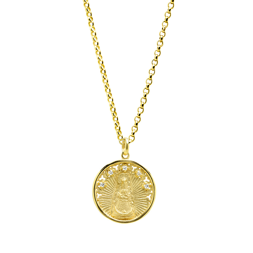 Collar Virgen del Rocío 5 Circonitas