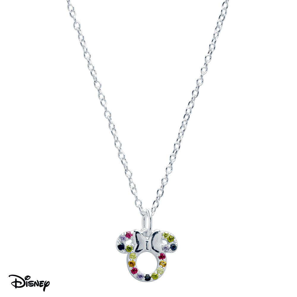 Collar Minnie Multicolor Disney Plata