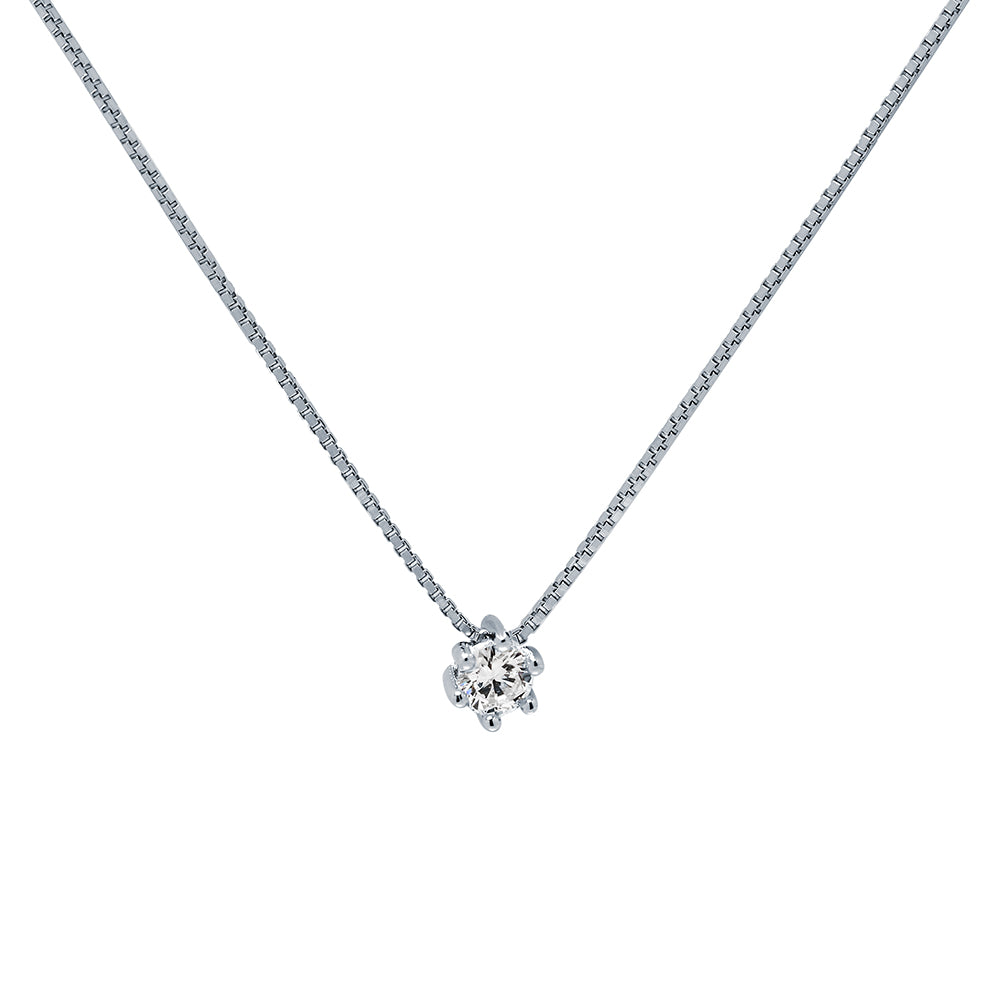 Collar Diamante de Laboratorio Gracia en Plata 925