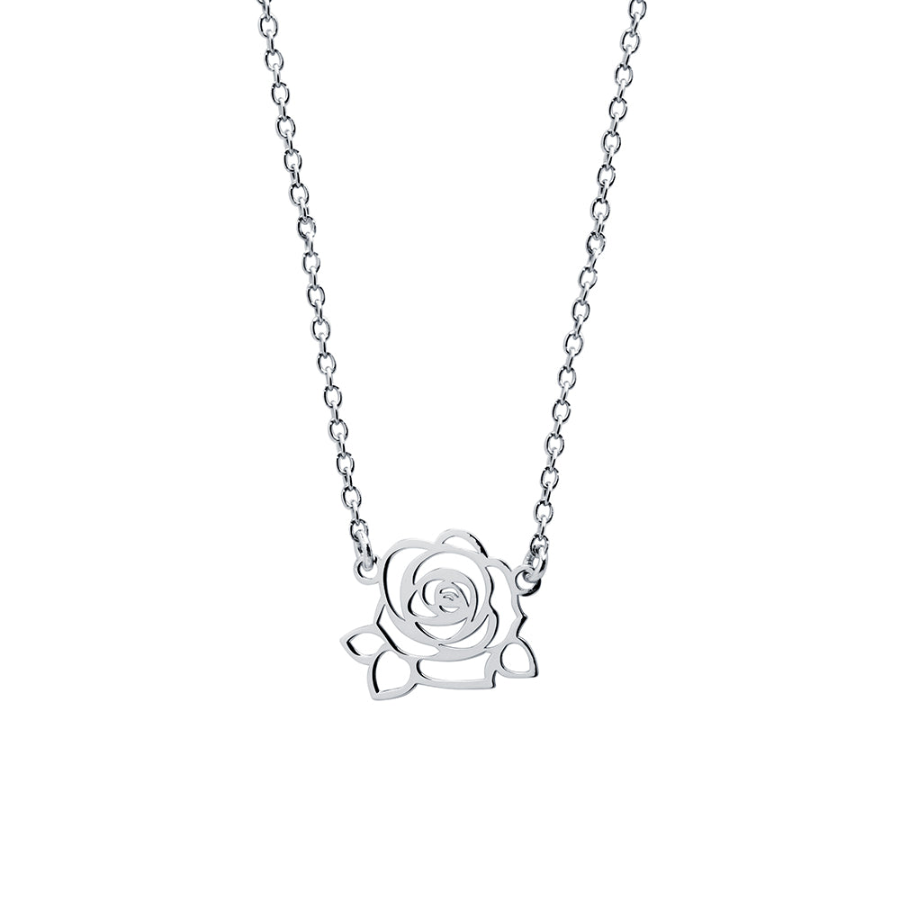 Collar Rose Plata