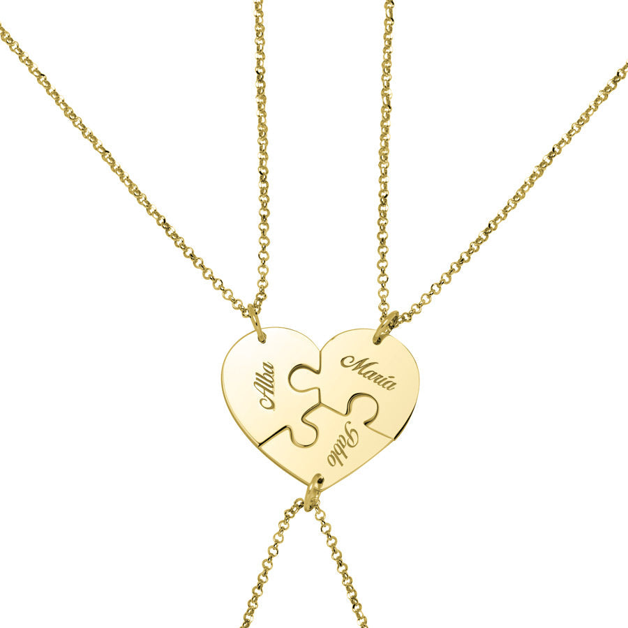 Collar Personalizable 3 Puzzle Divisible