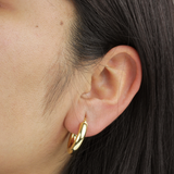 Pendientes Bold Ø 15mm Plata