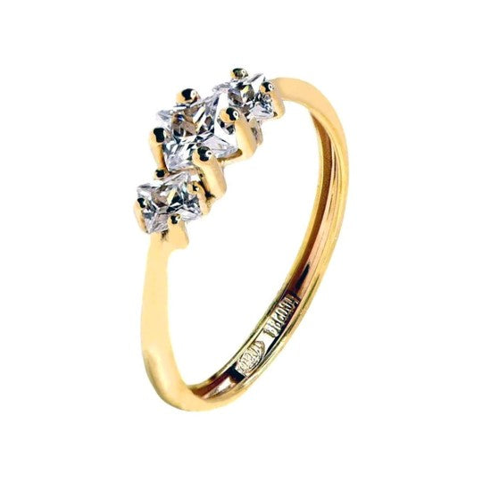 Anillo Triple Circonita