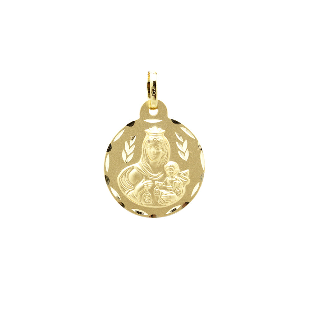 Medalla Virgen del Carmen y Jesús 20mm