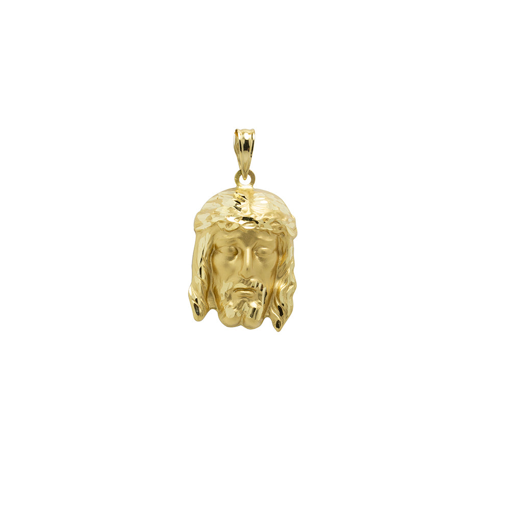 Medalla Santo Cristo 15x23mm Oro