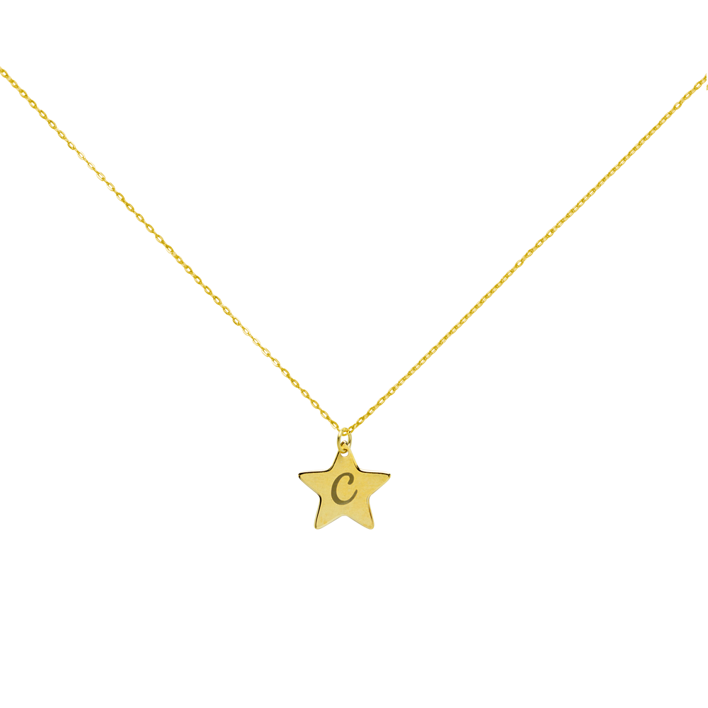 Collar con estrella Oro