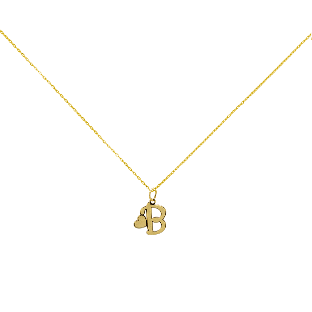 Collar con Inicial Corazón San Valentín