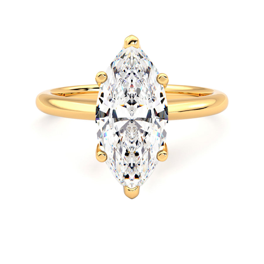 Anillo Flamme Diamante y Oro 18k