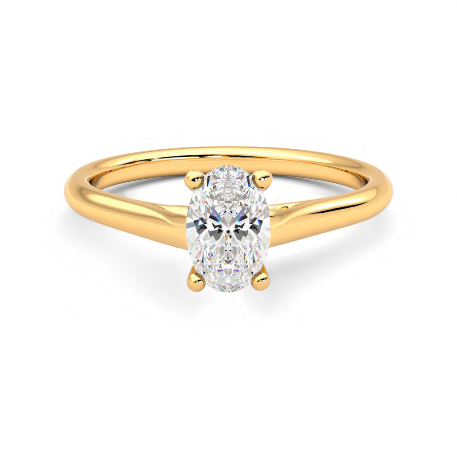 Anillo Coeur Diamante y Oro 18k