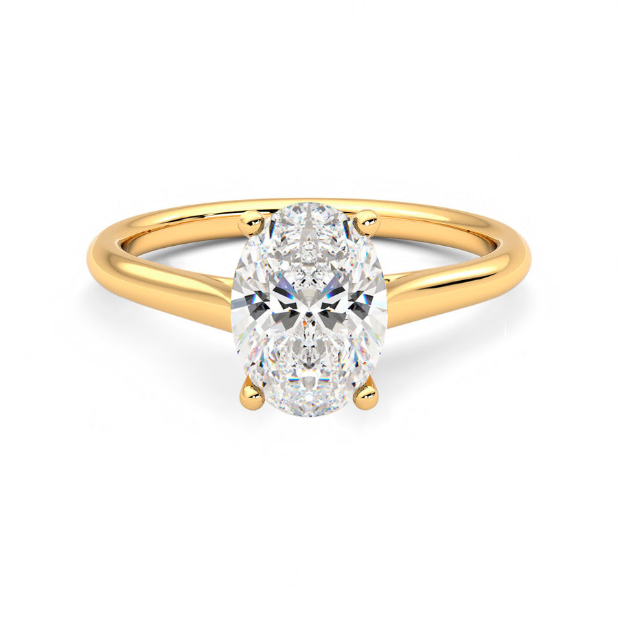 Anillo Coeur Diamante y Oro 18k