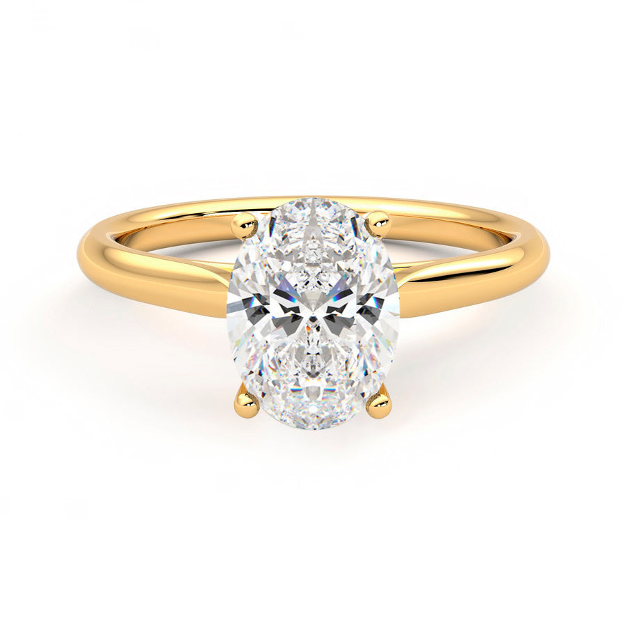 Anillo Coeur Diamante y Oro 18k