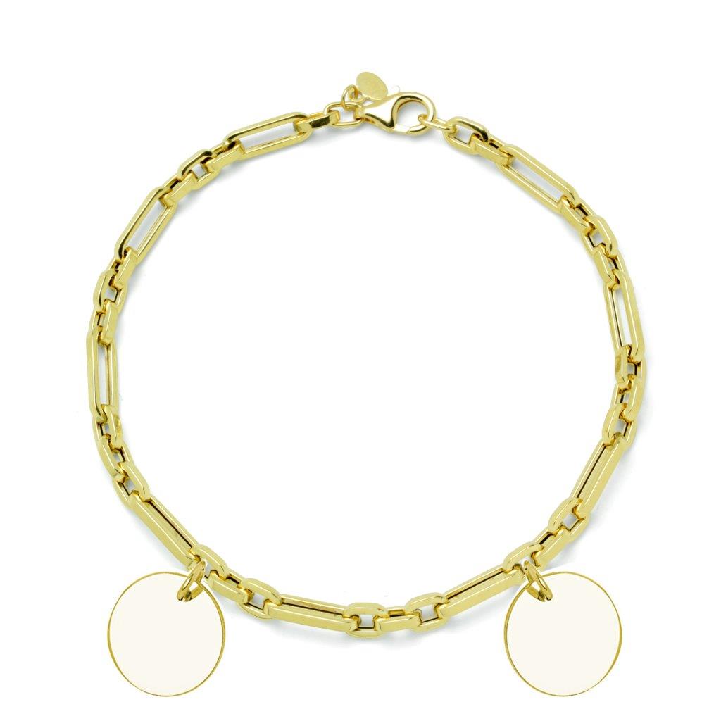 Pulsera Personalizable eslabones rectos