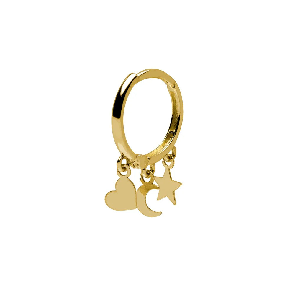 Piercing Oro Corazón Oferta