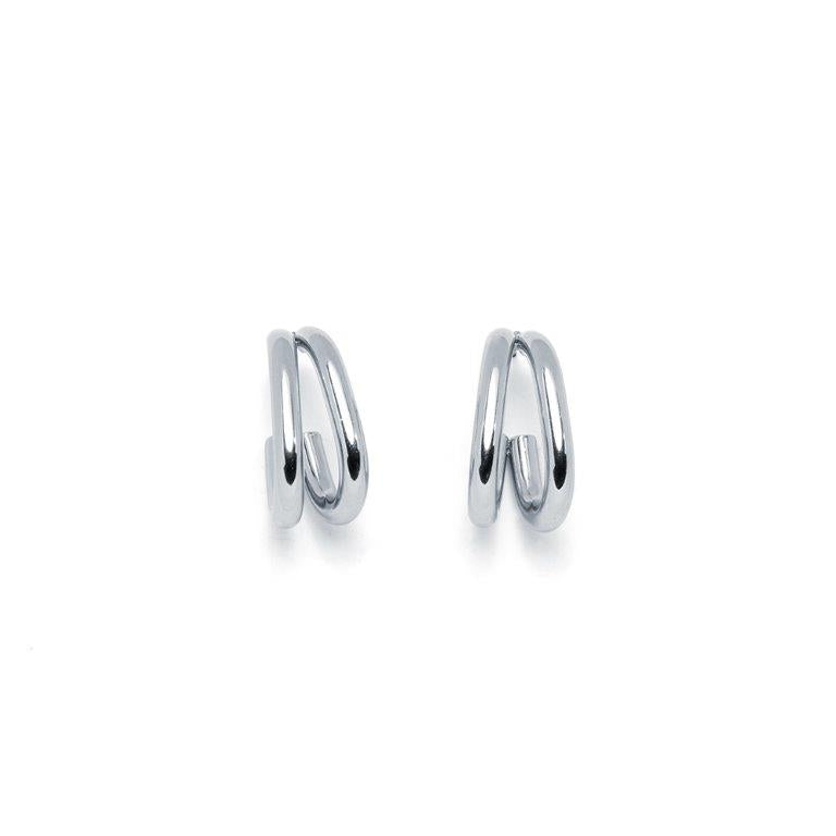 Pendientes Aro DOBLE 20mm Acero
