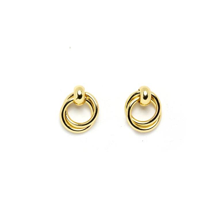 Pendientes AroS ENTRELAZADOS 15mm Acero