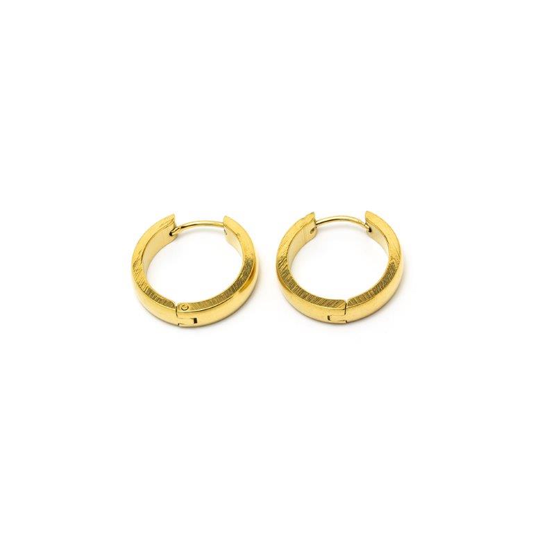 Pendientes Aro 3mm 16mm Acero