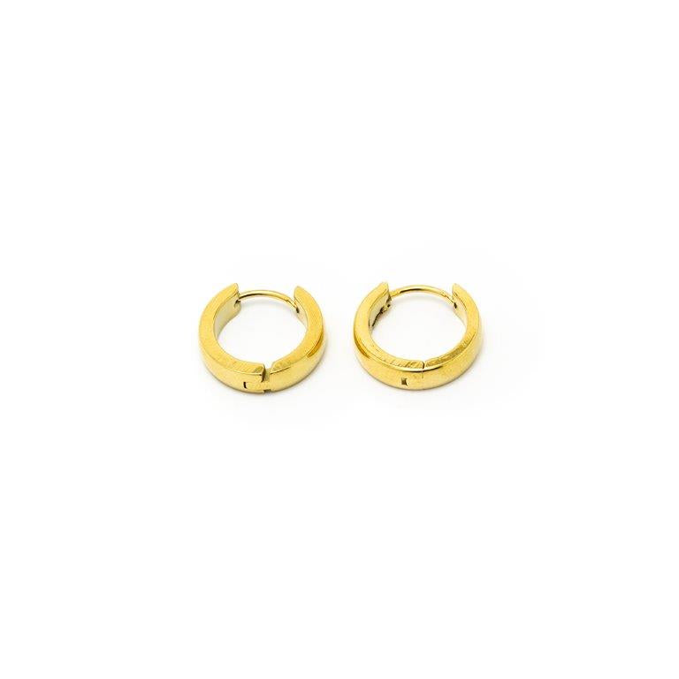 Pendientes Aro 4mm 12mm Acero