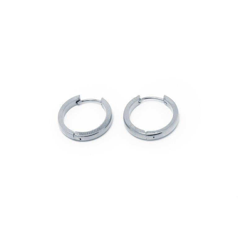 Pendientes Aro 4mm 16mm Acero
