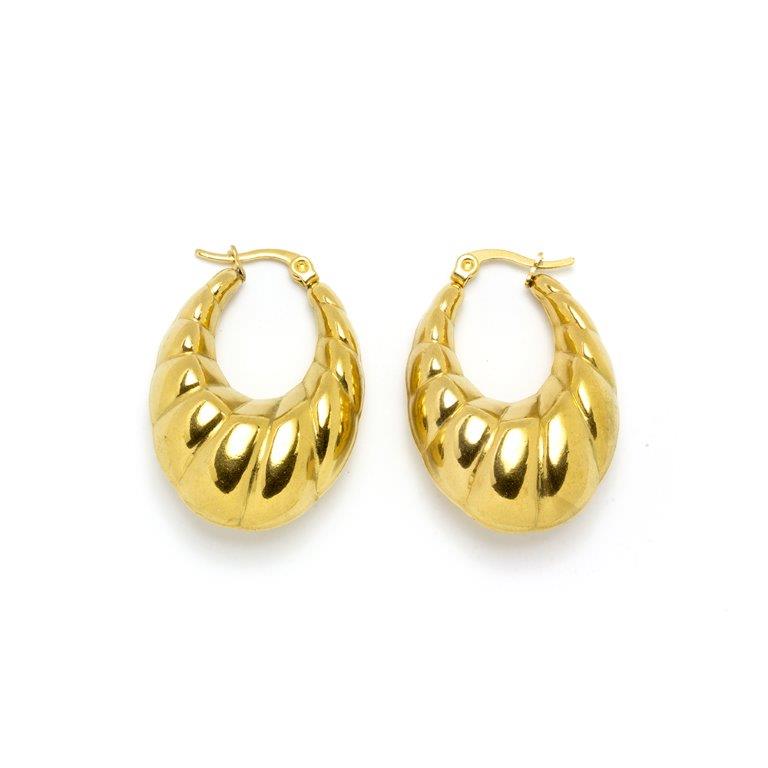 Pendientes Breeze 30mm Acero