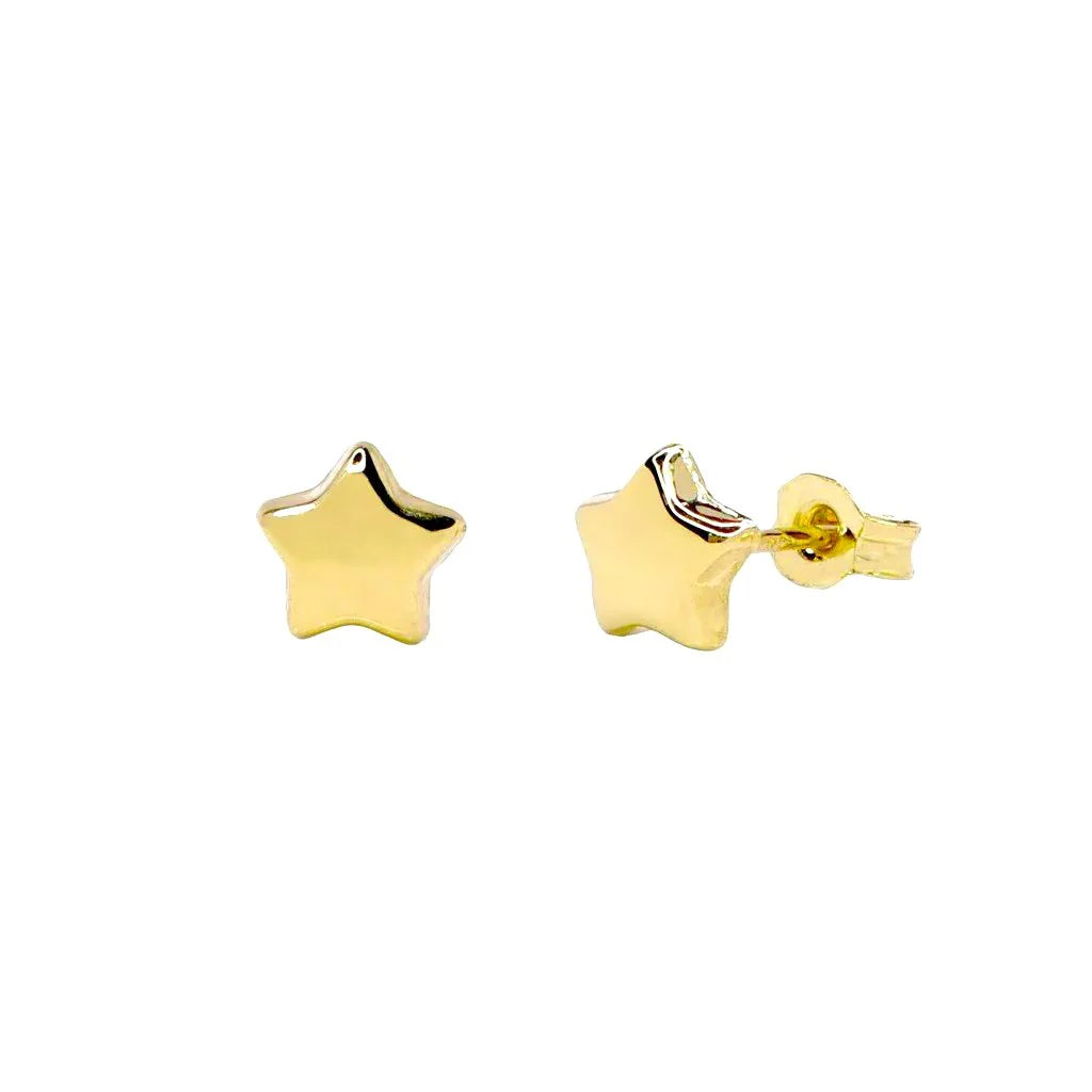 Pendientes Estrella de Oro 9K