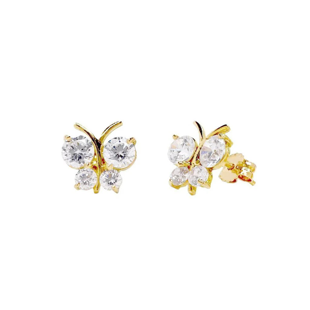 Pendientes Oro Mariposa Rebajas